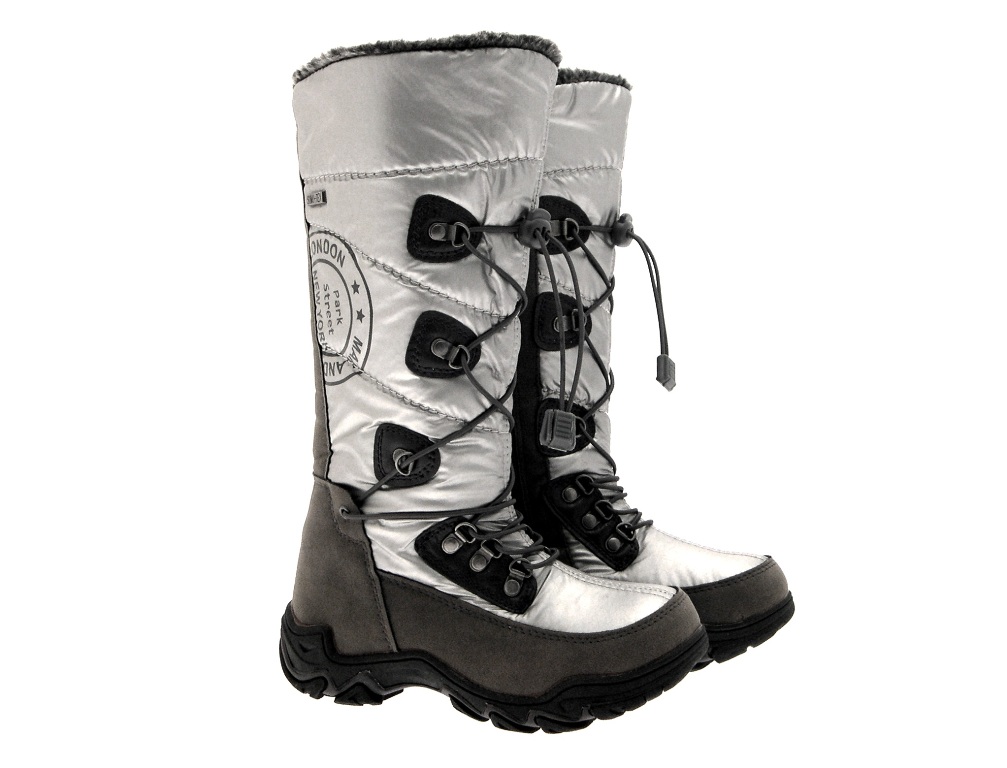 WOMENS LADIES GIRLS SNOW BOOTS WATERPROOF ZIP FUR LINED MUCKER WELLIES